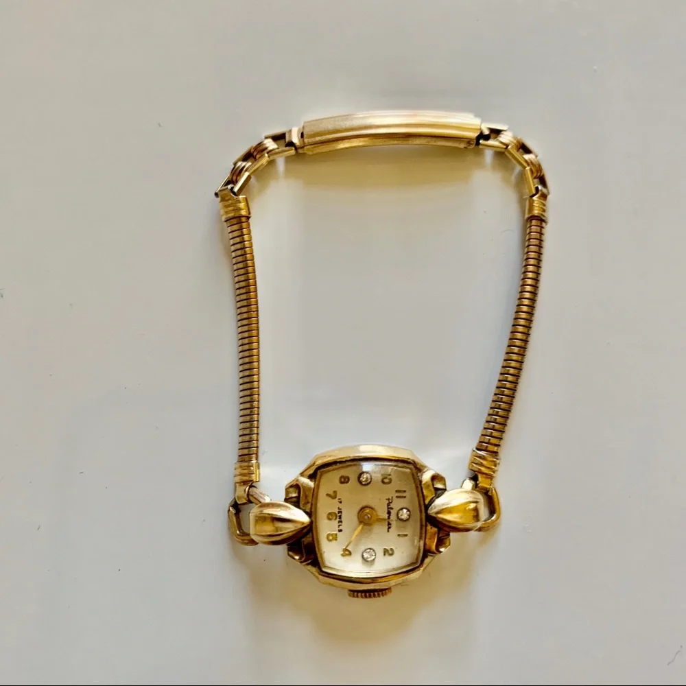 VINTAGE PALOMAR WATCH with Rhinestones‎